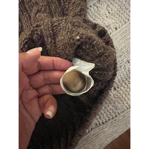 La Maille Sezane Andina Jumper in Heather Brown Size S✨ - Picture 15 of 15